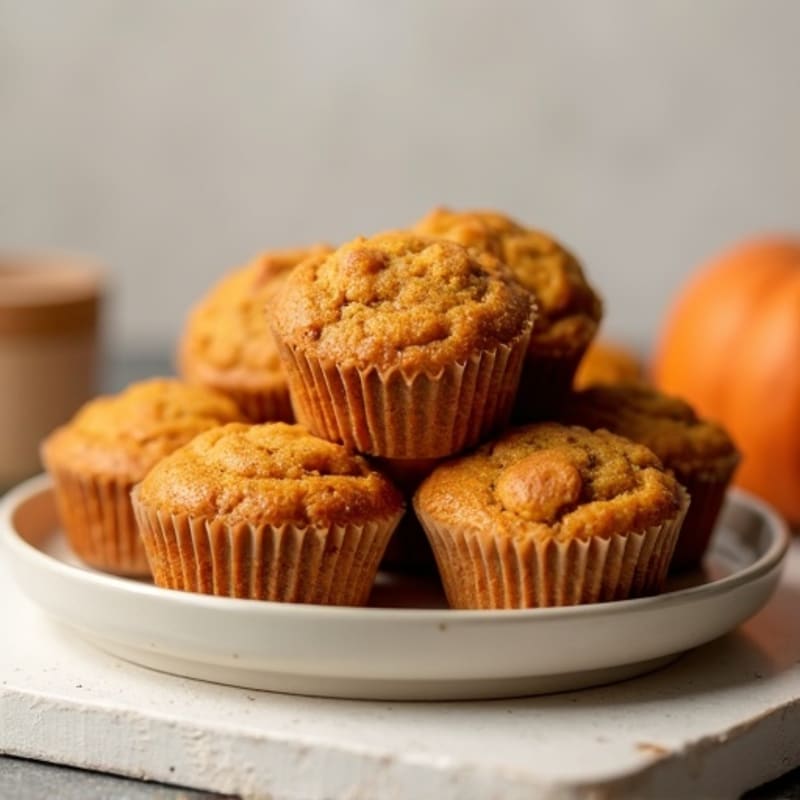 Protein-Packed Almond Flour Pumpkin Mini Muffins