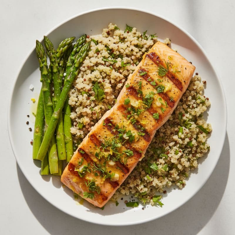 Lemon Herb Grilled Salmon