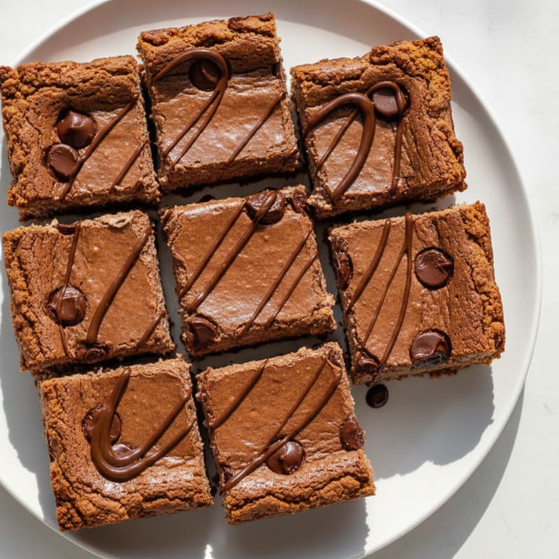 Chocolate Protein Cheesecake Bars