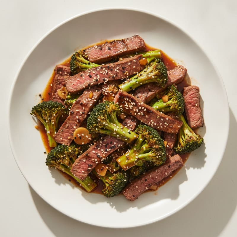 Sesame Beef & Broccoli Stir-Fry