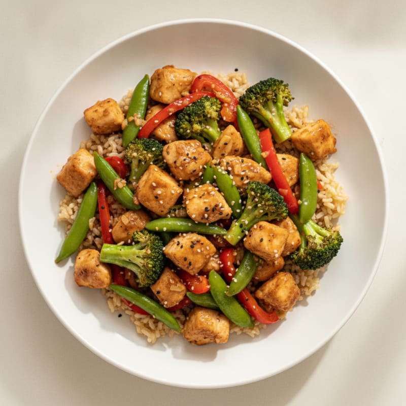 Teriyaki Chicken Stir-Fry with Vegetables