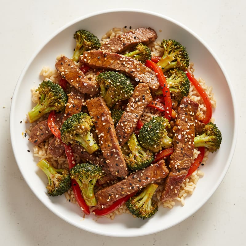Sesame Beef and Broccoli Stir-Fry