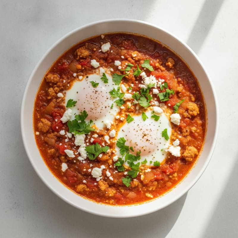 Classic Shakshuka with Feta and Herbs