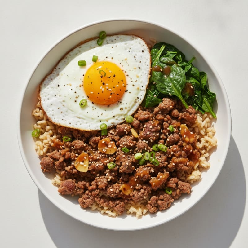 Beef Bulgogi Bowl with Fried Egg
