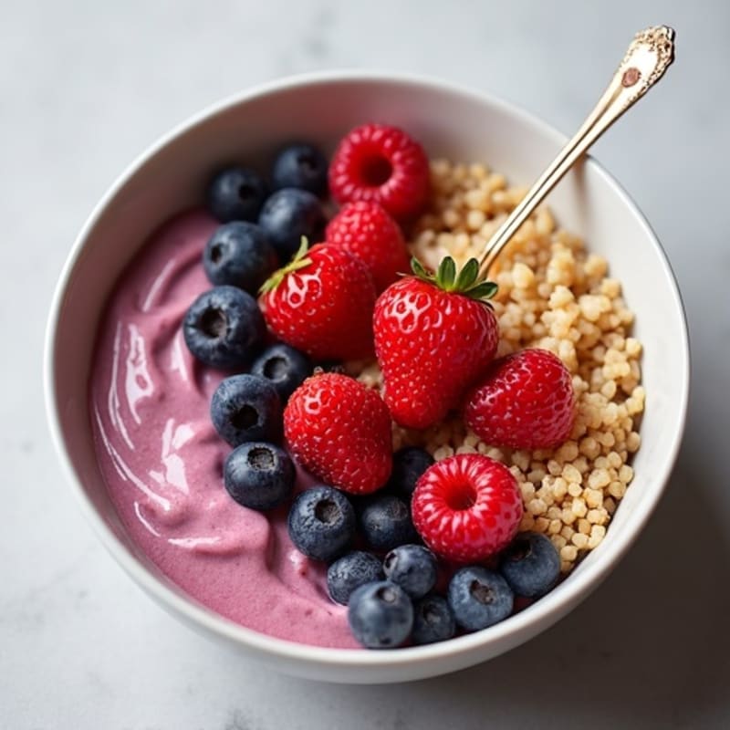 Protein-Packed Berry Quinoa Breakfast Bowl