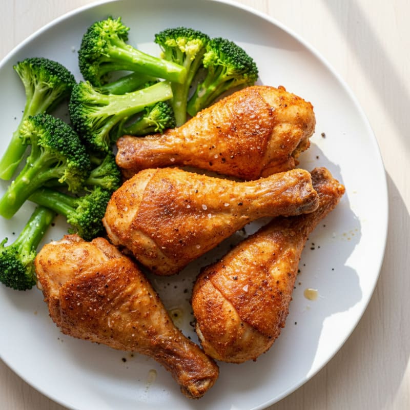 Crispy Air-Fried Chicken Drumsticks