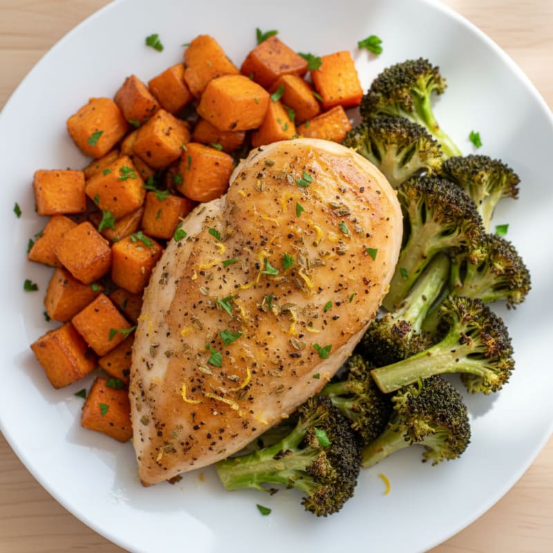 Crispy Roasted Lemon-Herb Chicken