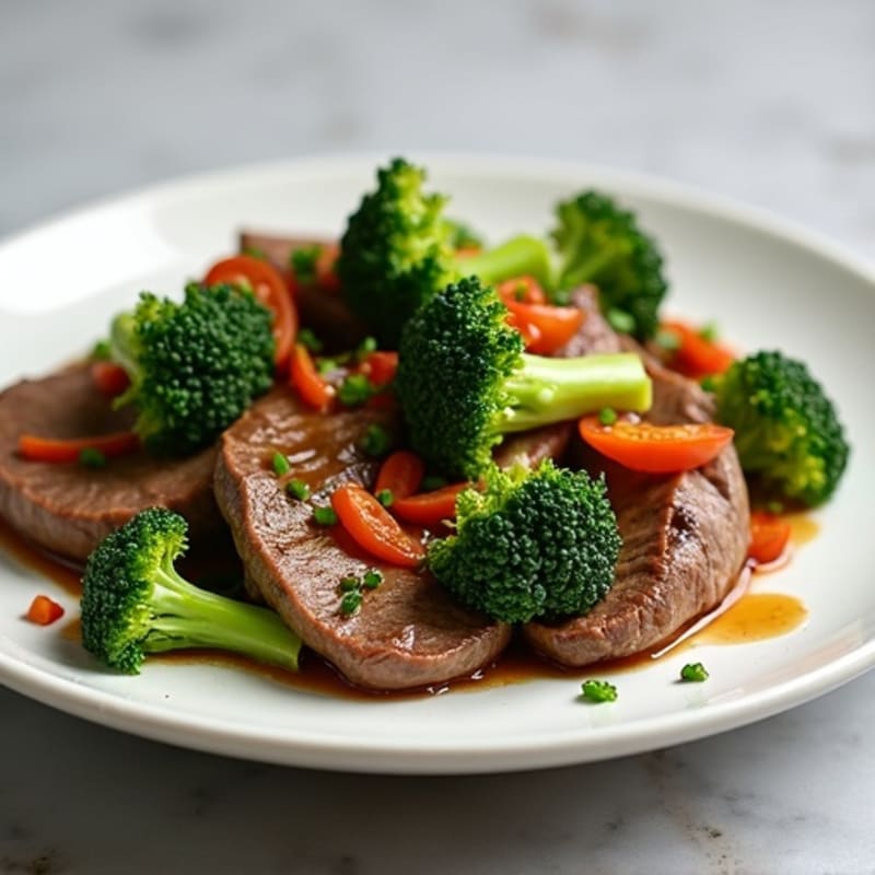 Garlic Ginger Beef and Broccoli Stir-Fry