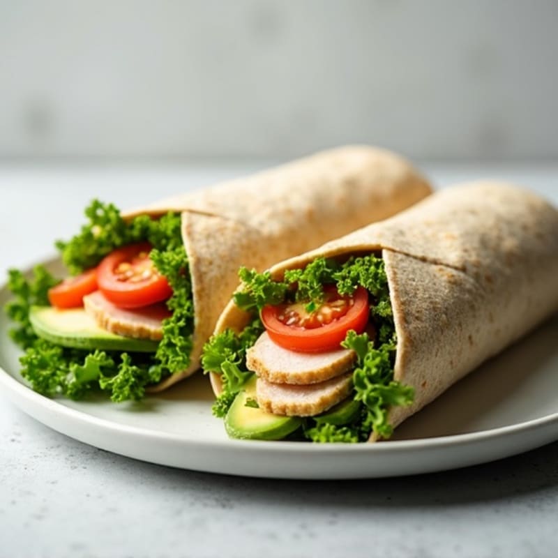 Fresh Turkey and Creamy Avocado Wrap