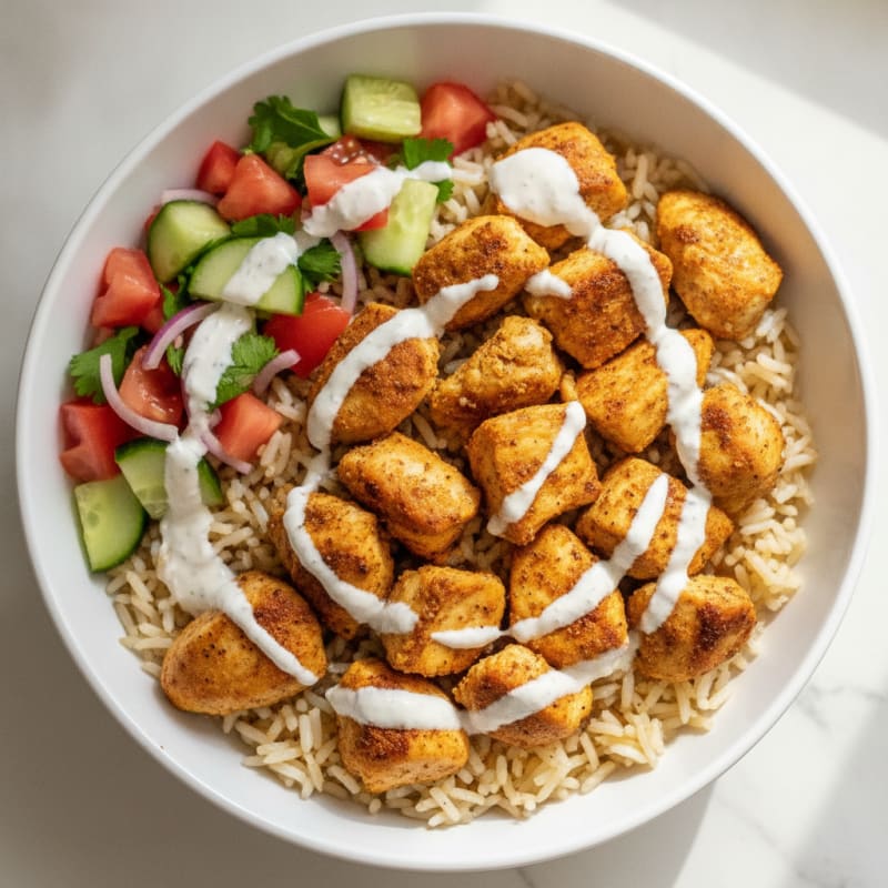Chicken Shawarma Rice Bowl