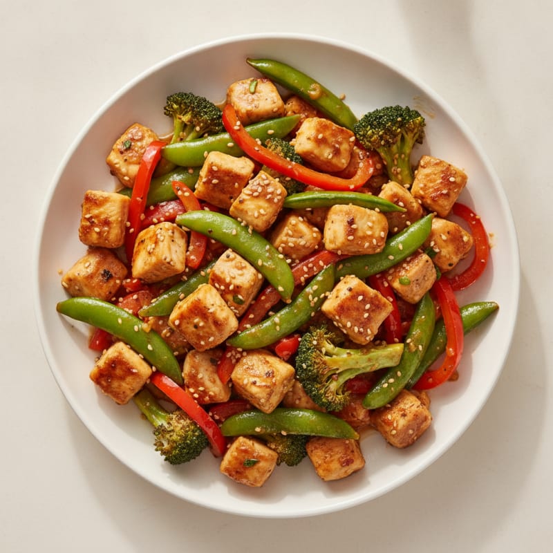 Sesame-Ginger Chicken Stir-Fry