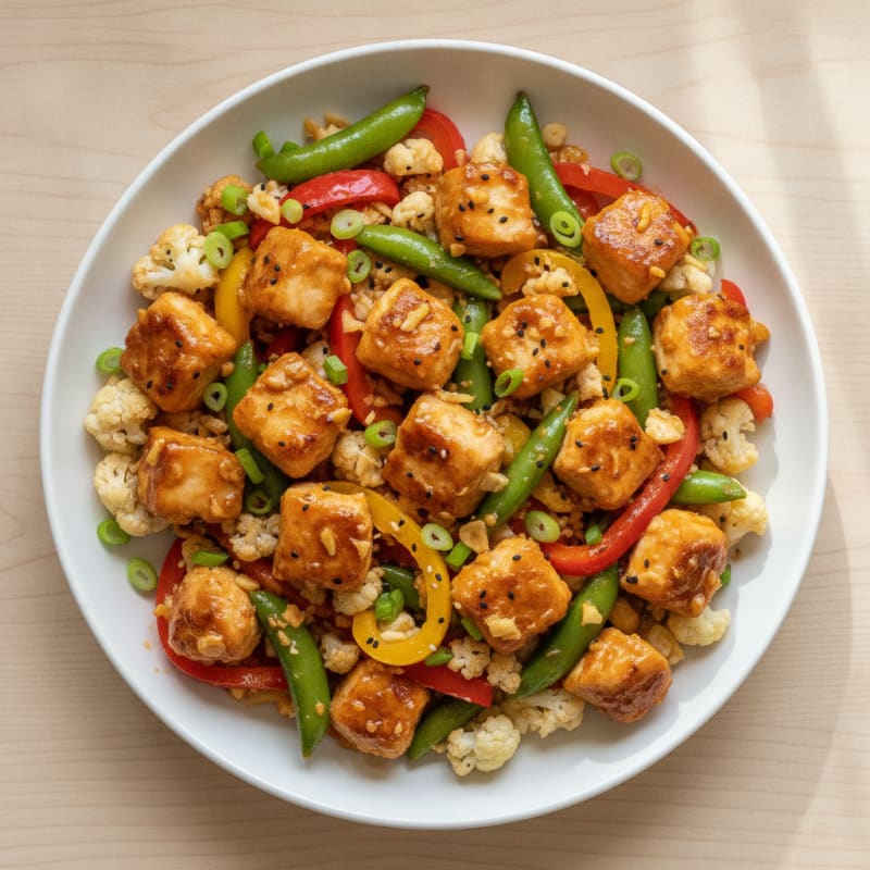 Orange Glazed Chicken Stir-Fry