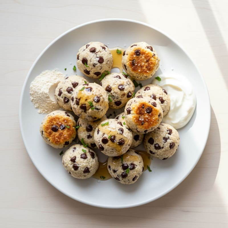 No-Bake Chocolate Chip Protein Bites