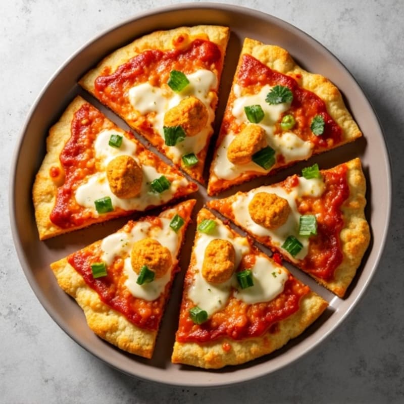 Crispy Buffalo Chicken Sheet Pan Pizza