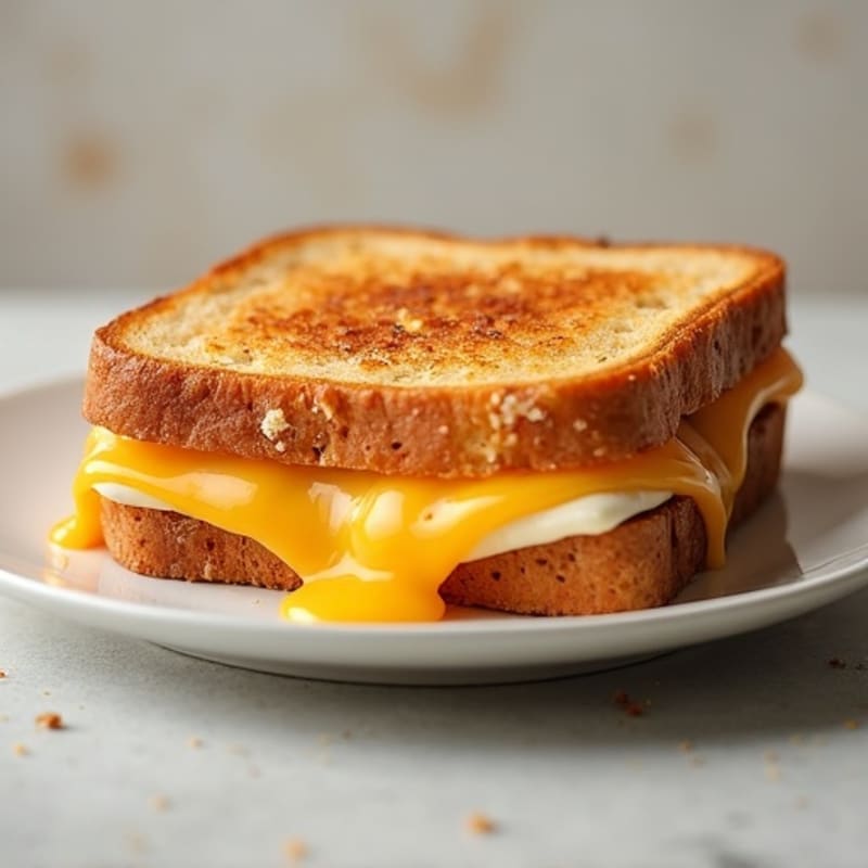 Crispy Three-Cheese Sourdough Melt