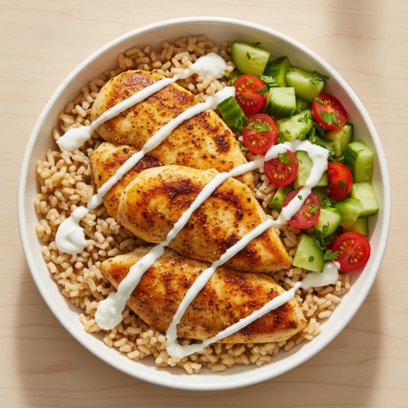 Chicken Shawarma Rice Bowl