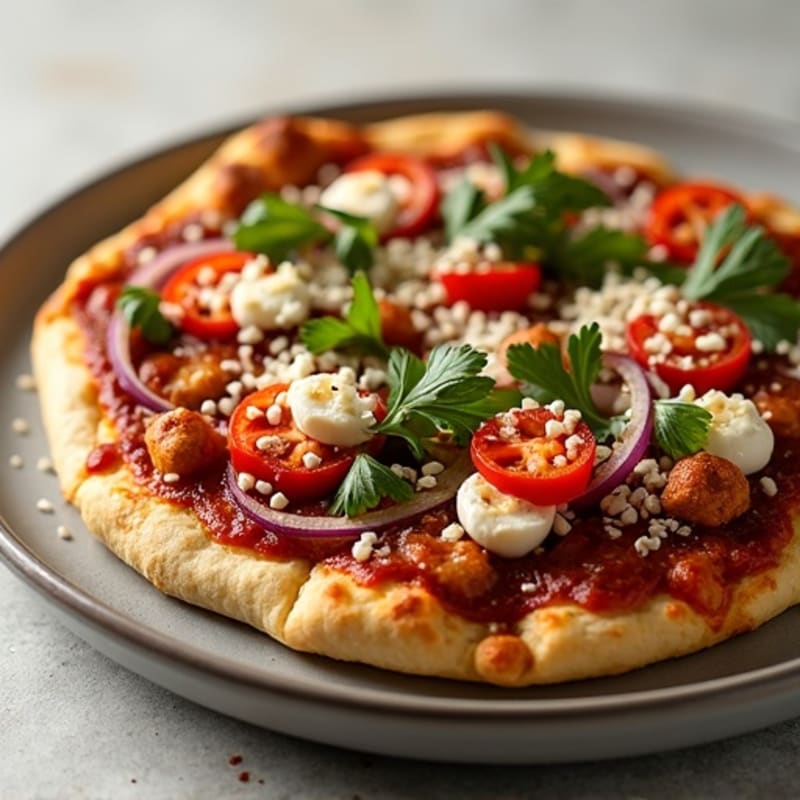 Crispy BBQ Chicken Flatbread Pizza