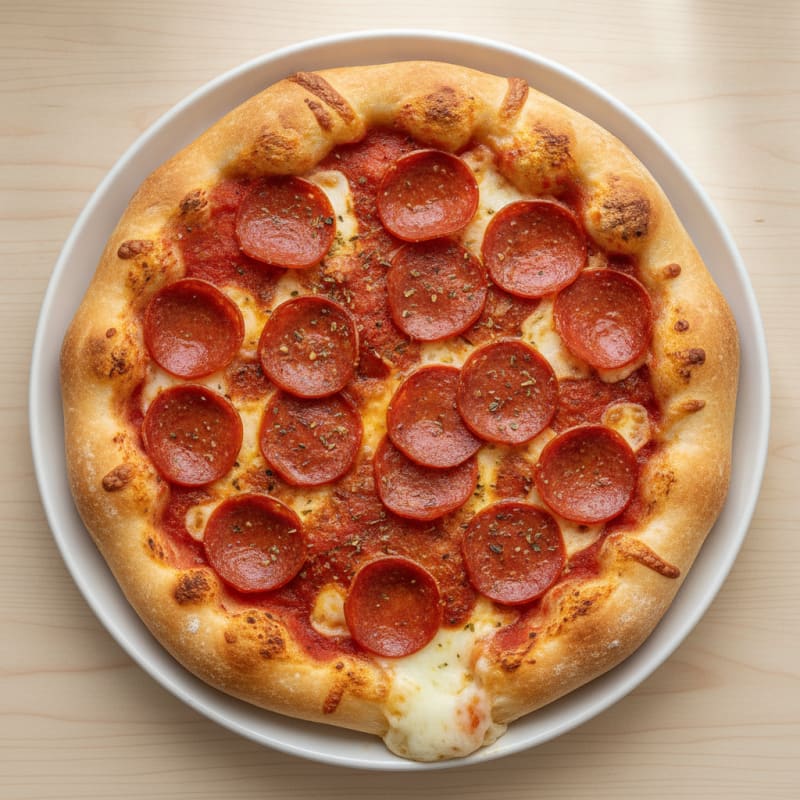 Pepperoni Stuffed Crust Pizza