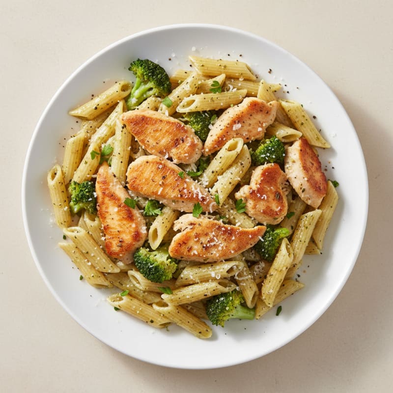 Garlic Herb Chicken Penne Pasta
