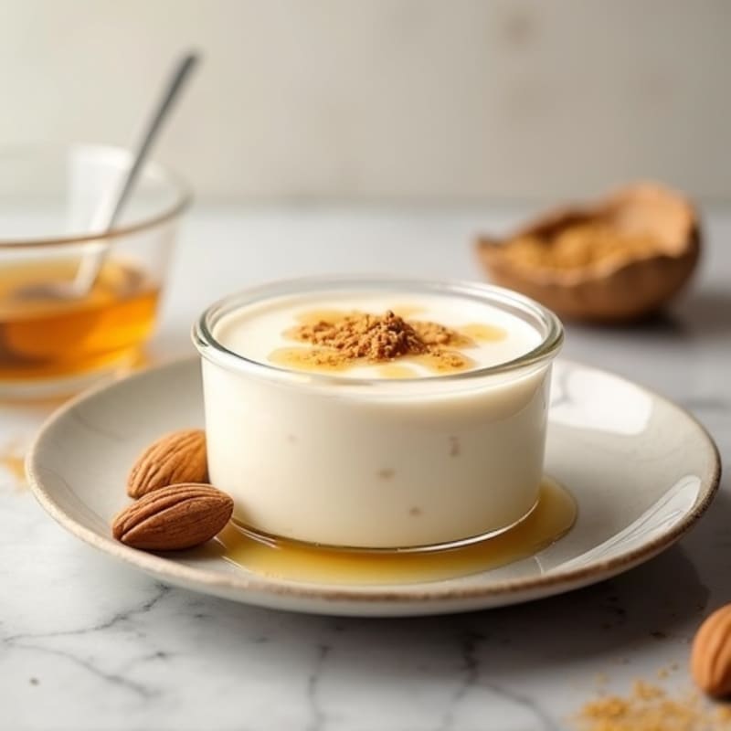 Silky Greek Yogurt Protein Pudding with Almond Butter