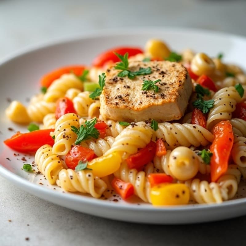 Creamy Cajun Chicken Pasta with Bell Peppers