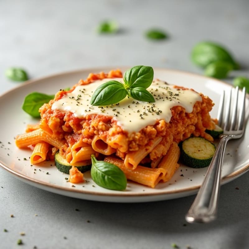 Lean Turkey and Hidden Veggie Baked Ziti