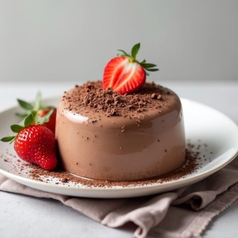 Silky Chocolate Protein Mousse with Greek Yogurt
