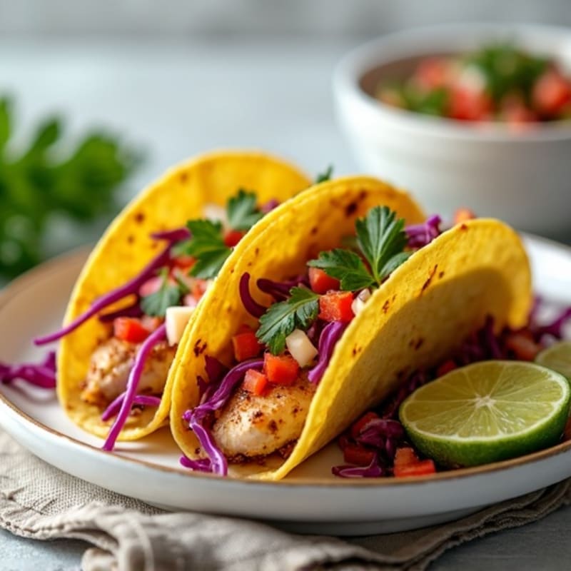Lime-Cilantro Chicken Street Tacos