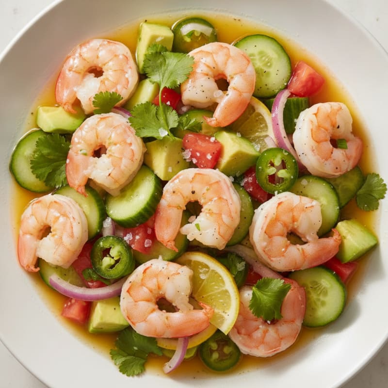 Citrus Shrimp and Avocado Ceviche