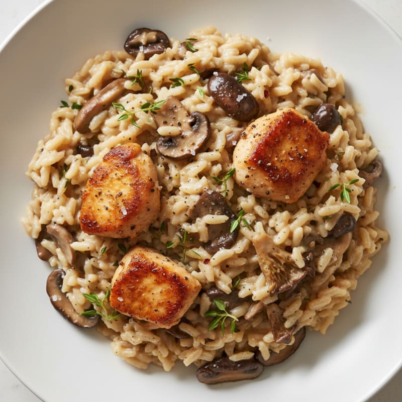 Creamy Wild Mushroom Risotto