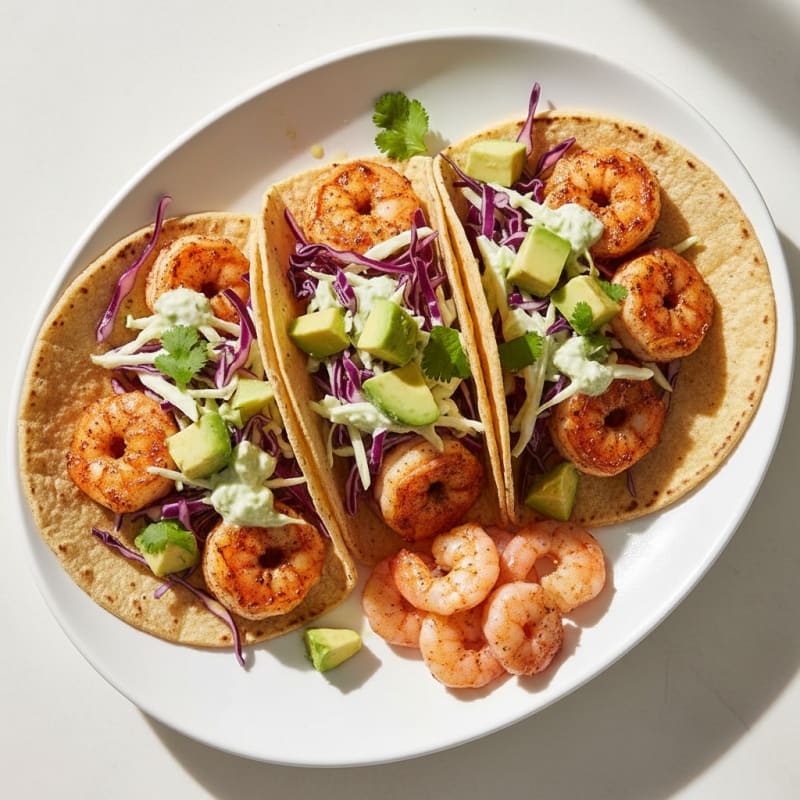 Smoky Chili-Lime Shrimp Tacos