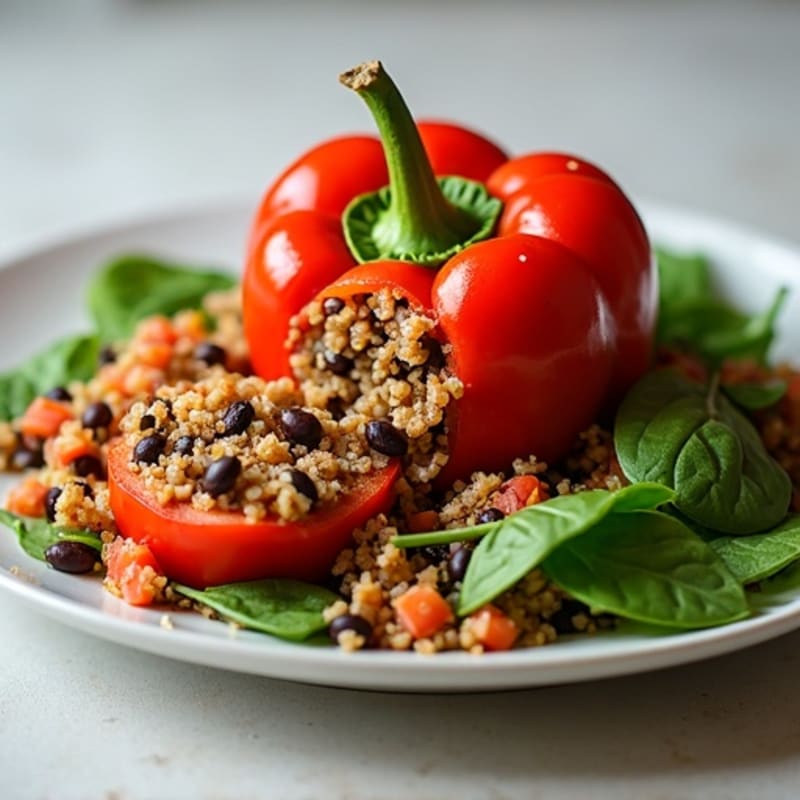 Protein-Packed Turkey Stuffed Bell Peppers