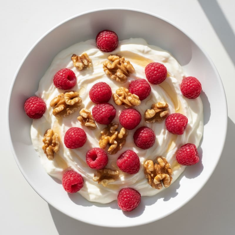 Creamy Greek Yogurt Protein Pudding with Berries