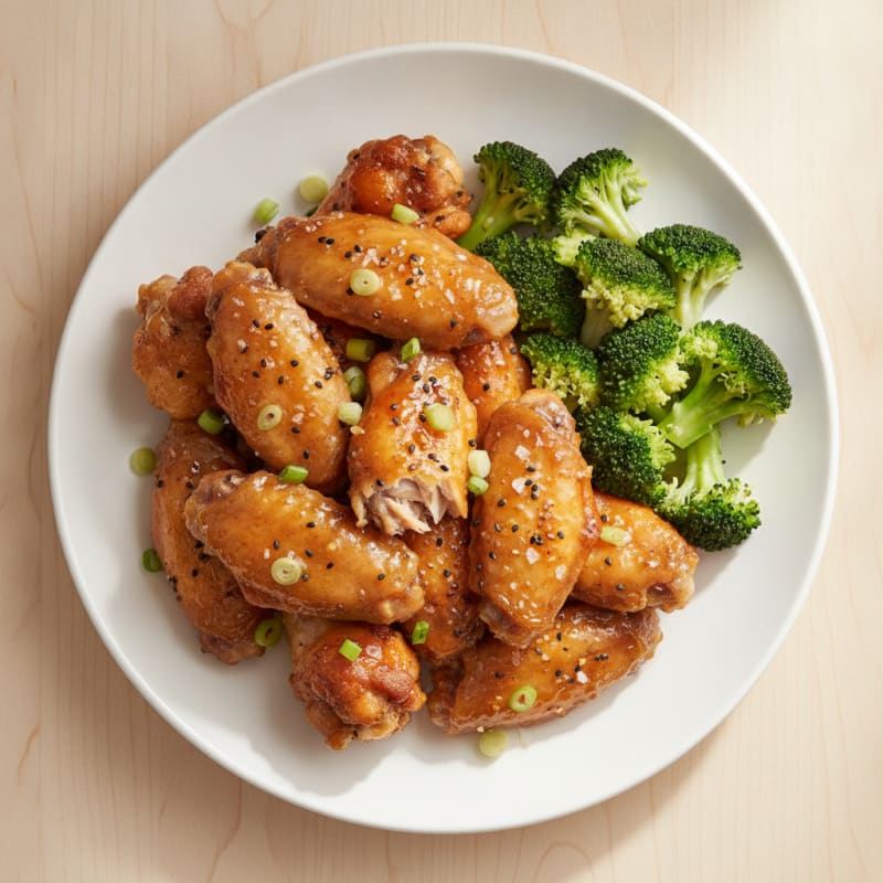 Honey-Garlic Glazed Chicken Wings