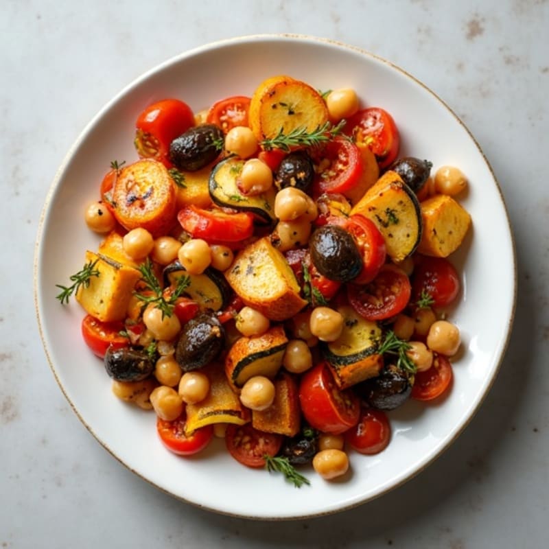 Herb-Roasted Vegetable Ratatouille with Fresh Thyme
