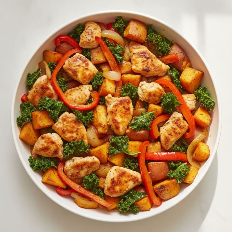 Sweet Potato Chicken Skillet