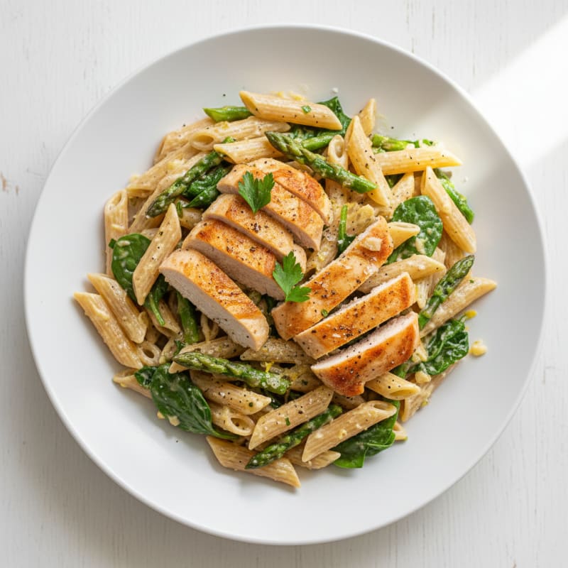 Creamy Lemon Herb Chicken Pasta