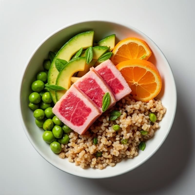 Fresh Citrus Ahi Tuna Poke Bowl