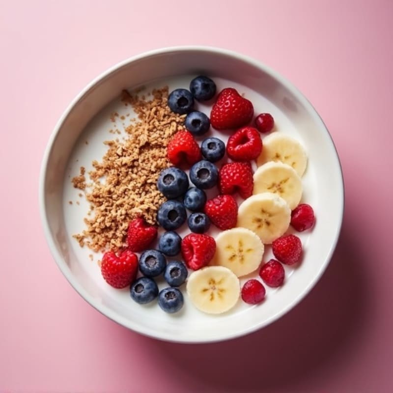 Fresh Berry-Banana Protein Breakfast Bowl