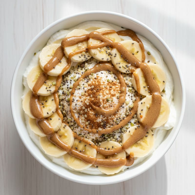 Banana Protein Yogurt Power Bowl
