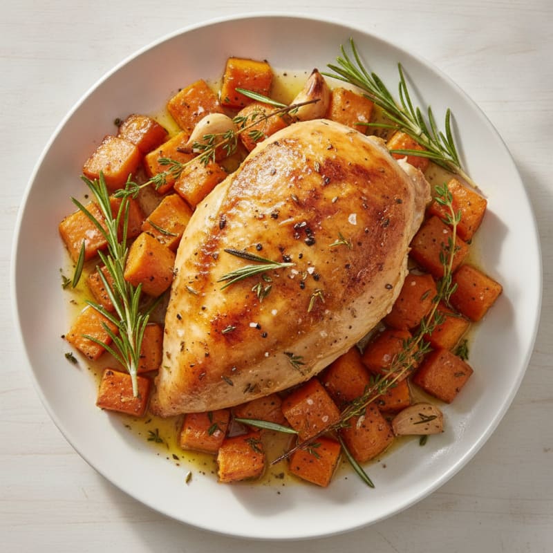 Herb-Roasted Chicken with Root Vegetables