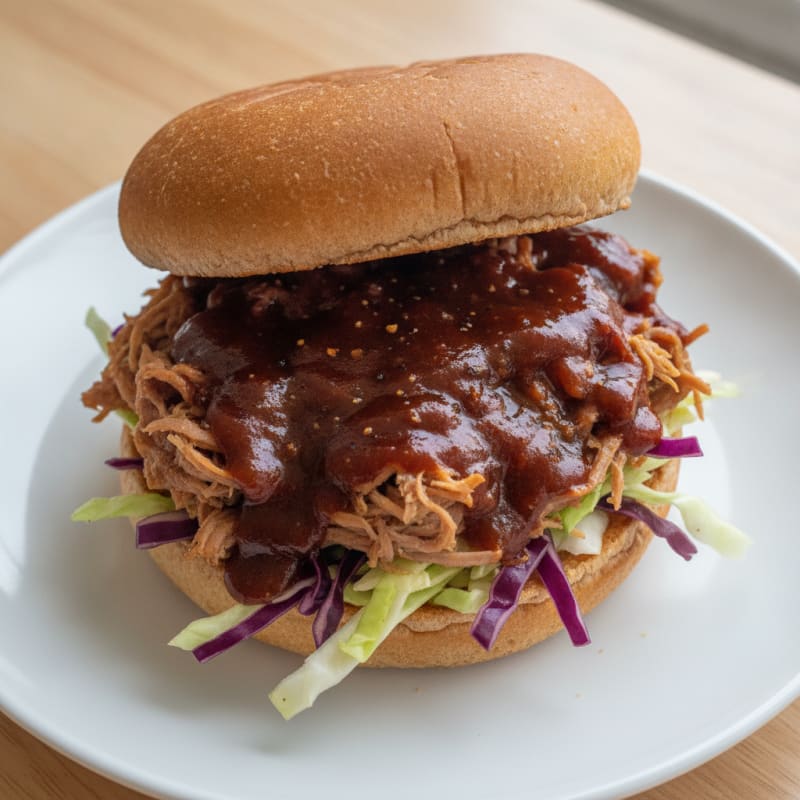 Barbecue Pulled Pork Sandwich