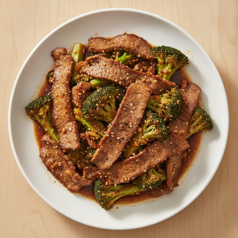Sesame Beef & Broccoli Stir-Fry