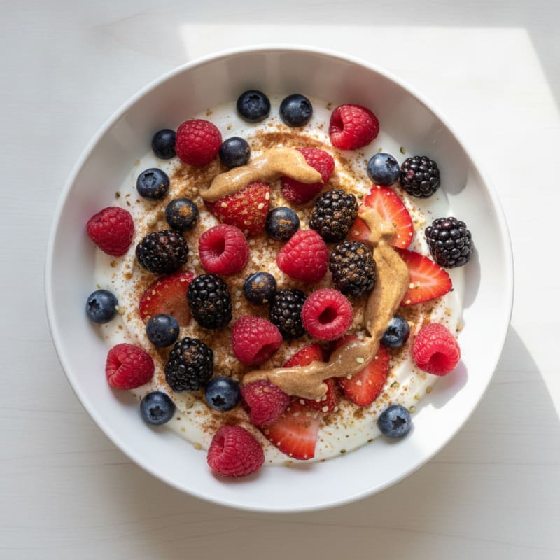 Greek Yogurt with Mixed Berries