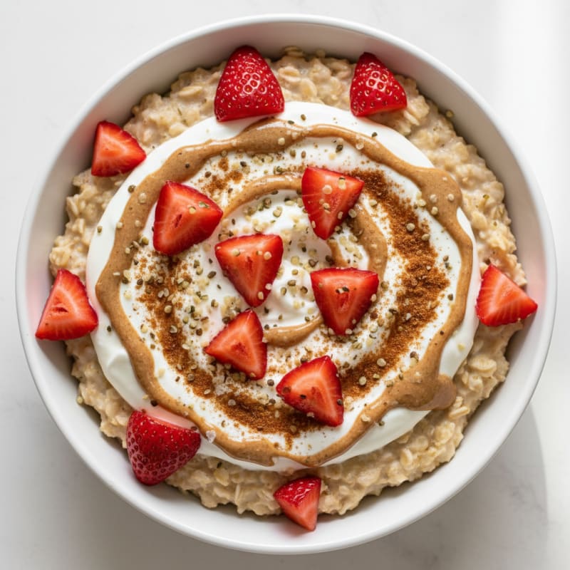 Creamy Strawberry Oatmeal Delight