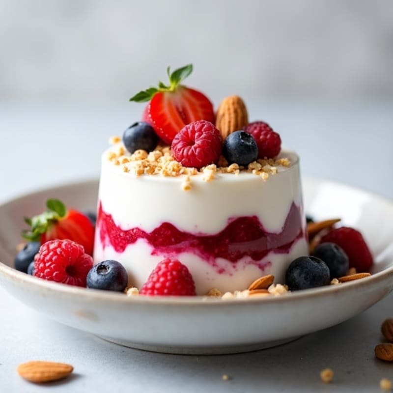 Creamy Greek Yogurt Protein Parfait with Berries