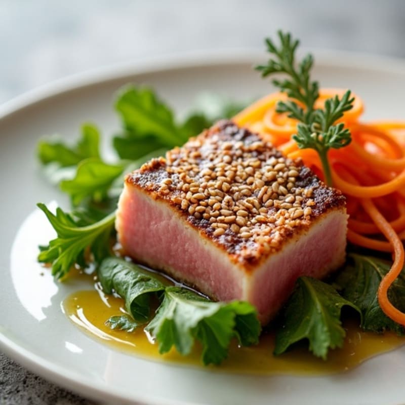 Sesame-Crusted Seared Bluefin Tuna