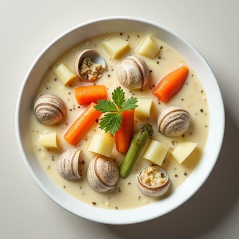 Lighter Creamy Clam and Vegetable Chowder