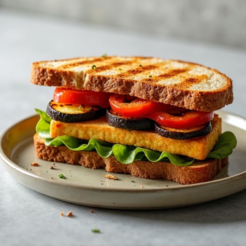 Healthy Grilled Vegetable Sandwich