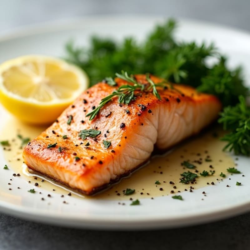 Garlic Herb Roasted Salmon
